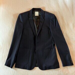 Sandro Navy Wool Suit
